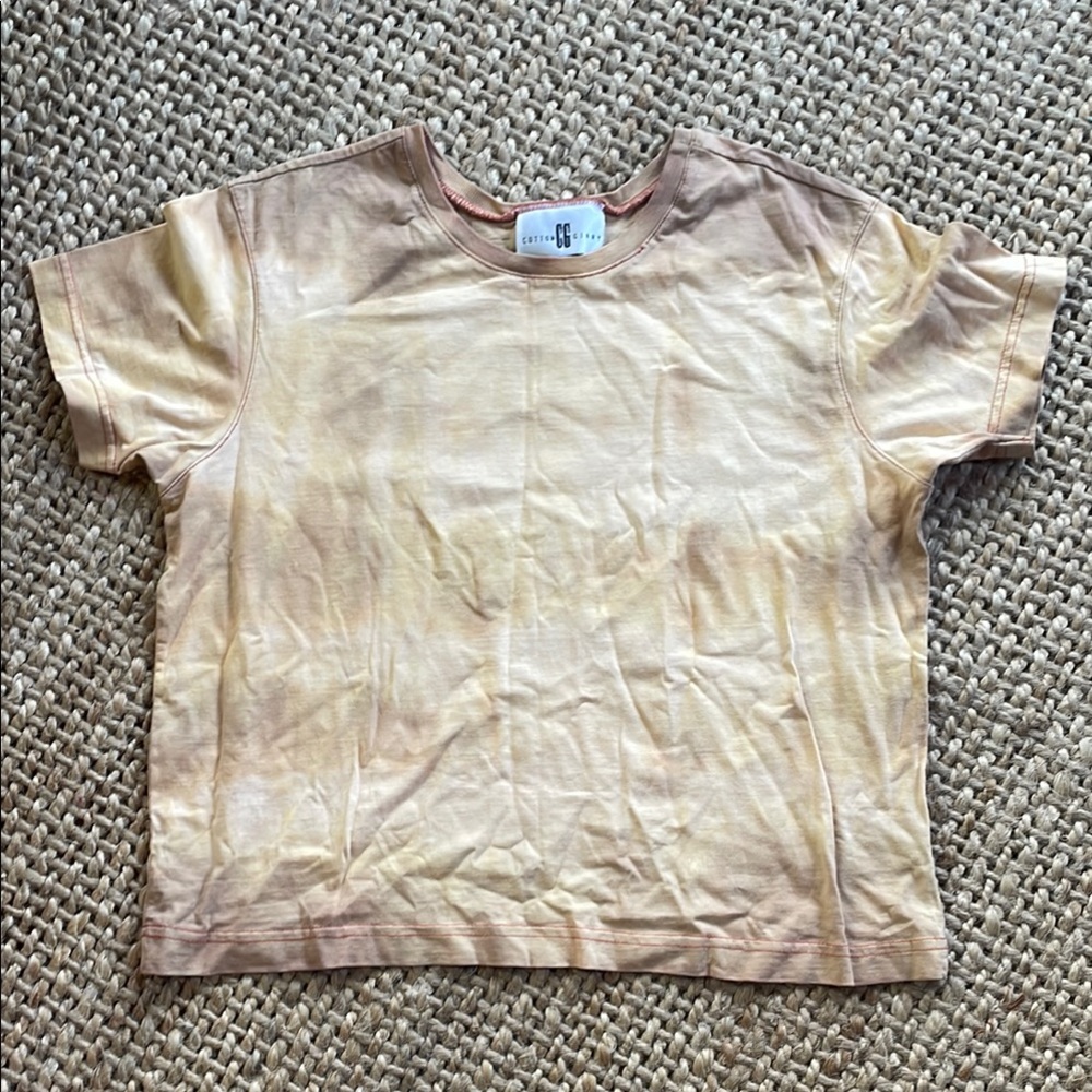 Vintage Cotton Ginny Brown Tie-Dyed Shirt